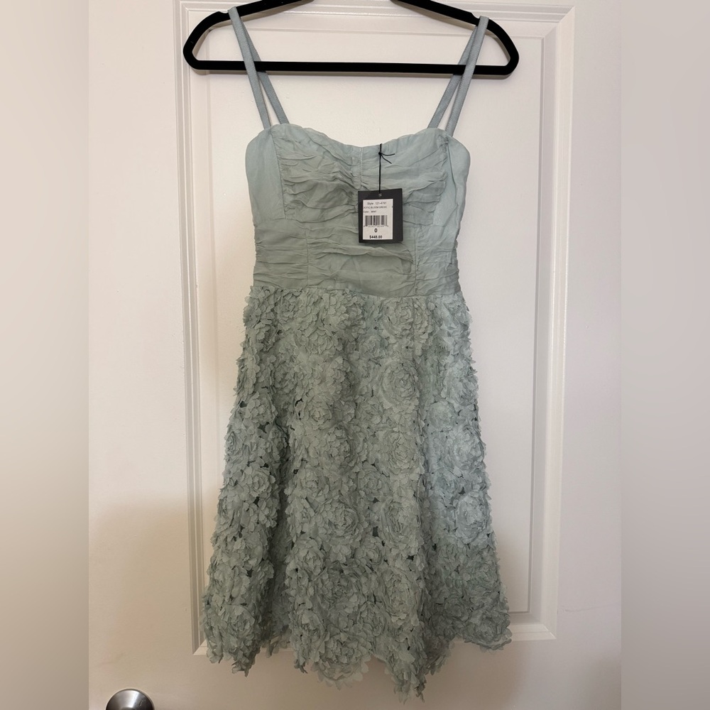 Nanette Lepore Light Blue Textured Dress